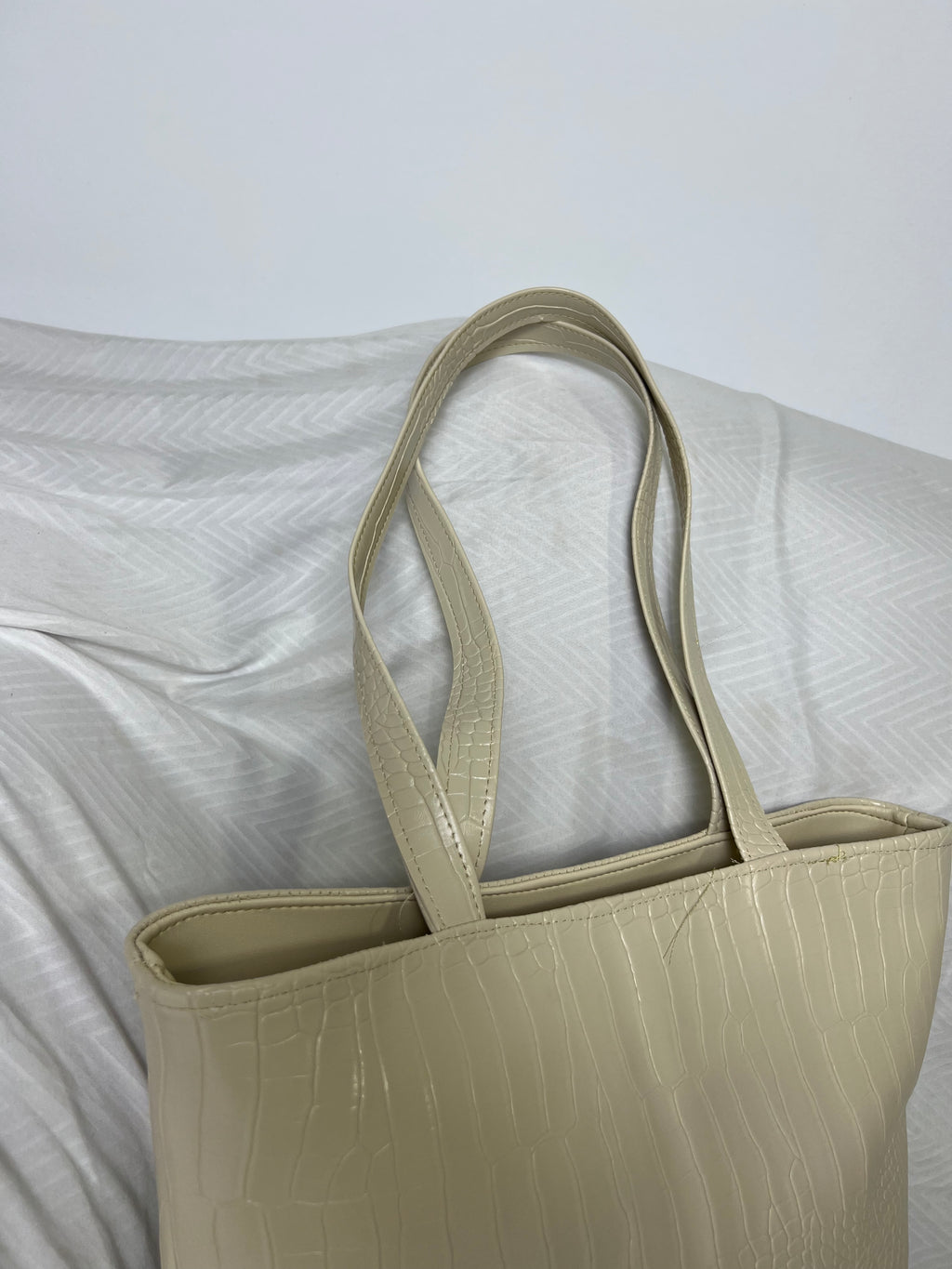 Sac crocco beige