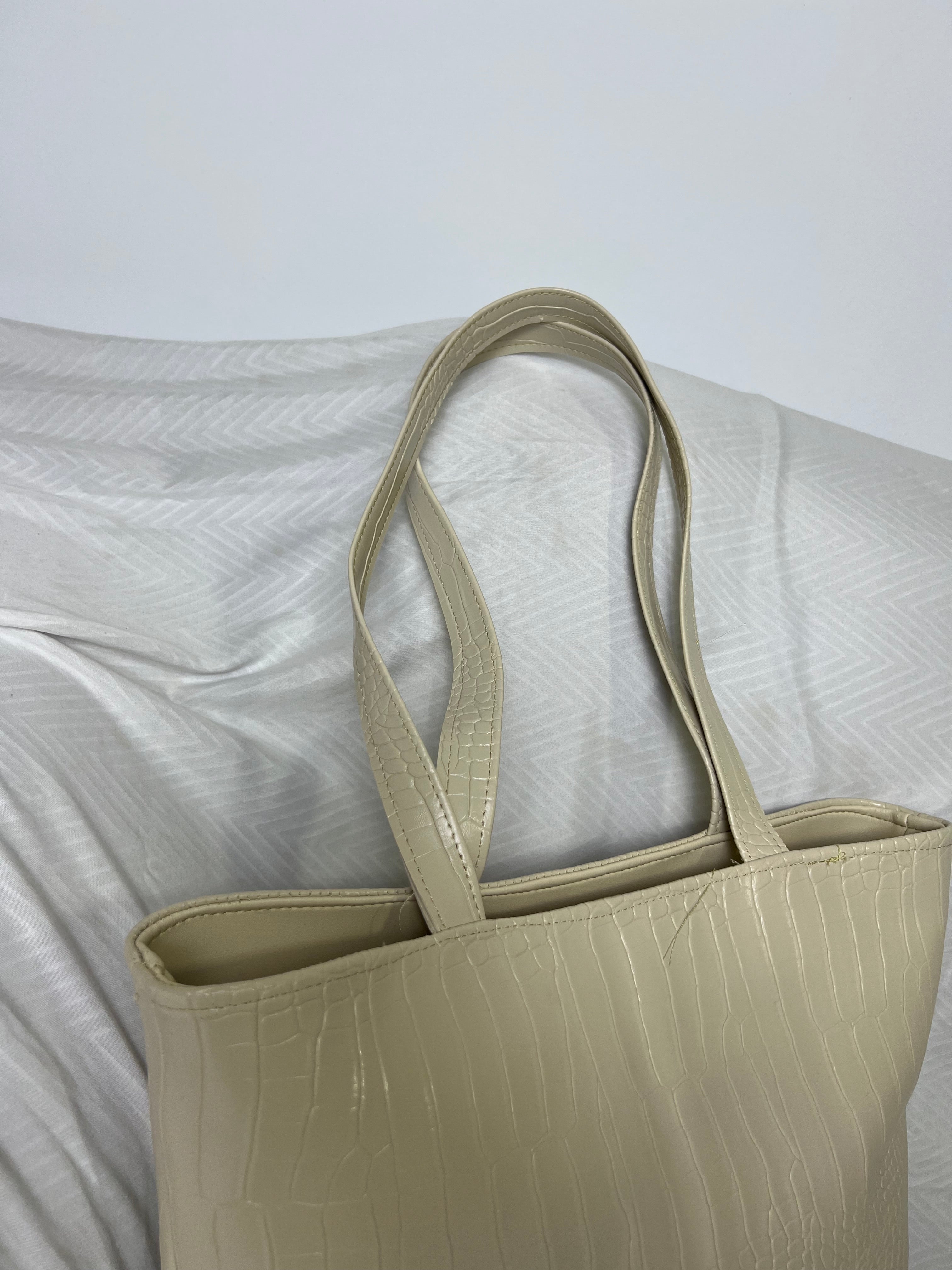 Sac crocco beige