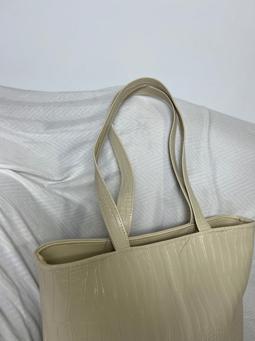 Sac crocco beige